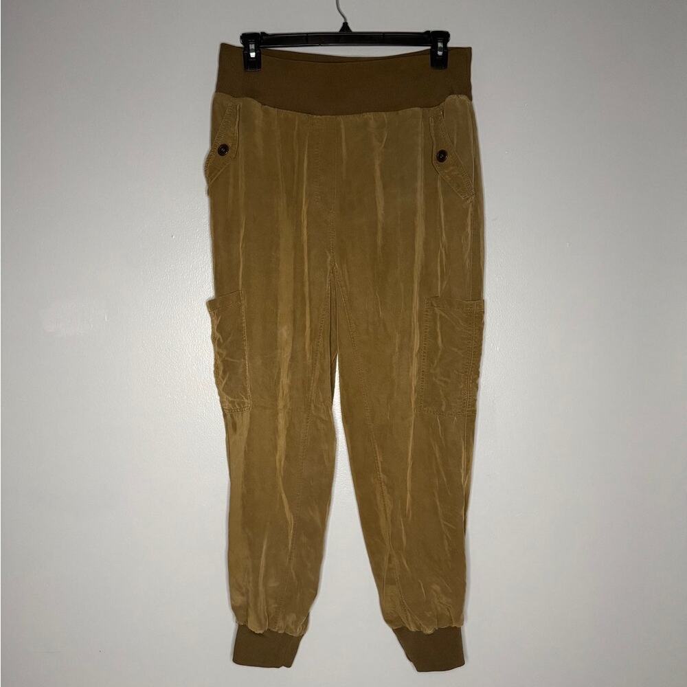 Maeve By Anthropologie Large Cicerone Cargo Joggers Pants Elastic Waist Utility View 4